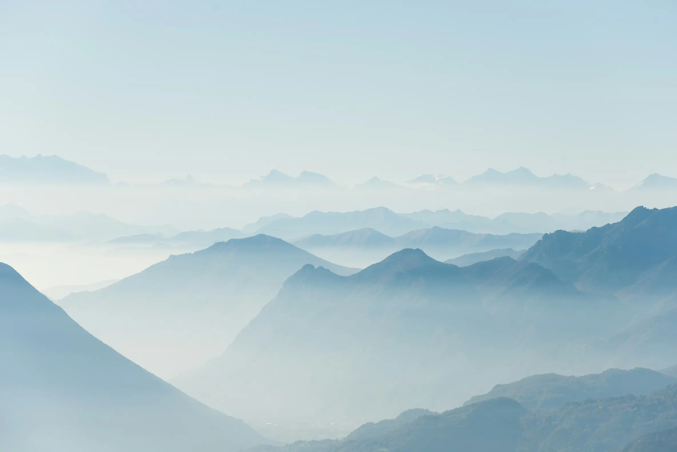 Misty Himalayan Mountains
